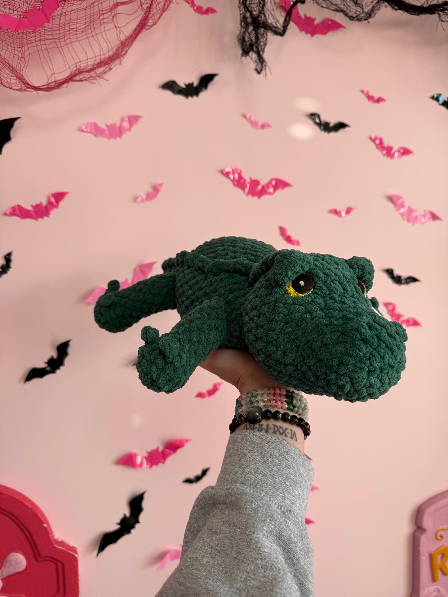 Carl Crocodile Crochet Plush