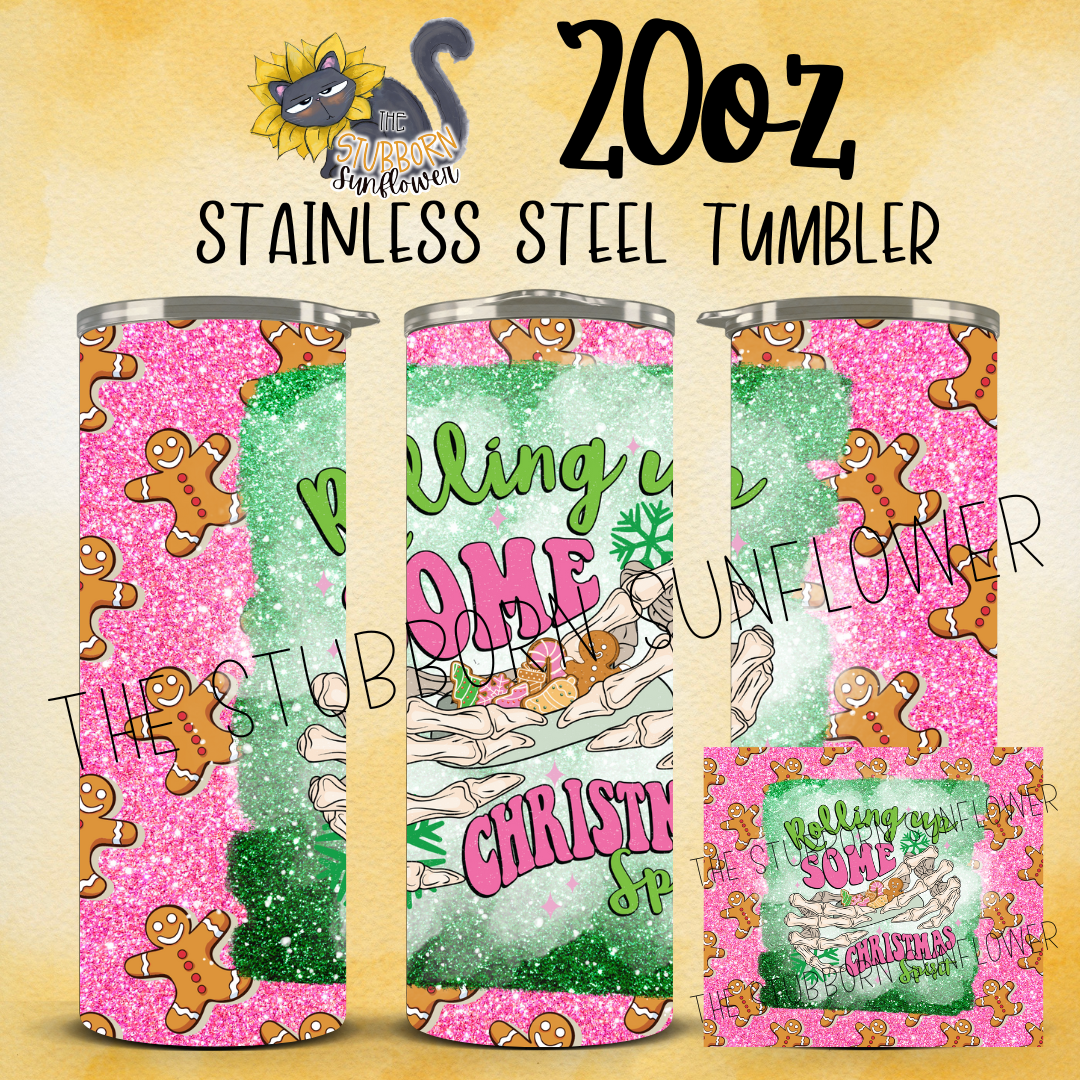 Rolling Up Christmas 20 oz Tumbler