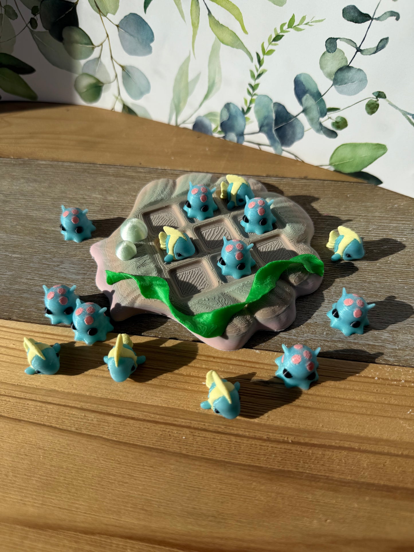 Misfit Underwater Tic Tac Toe / 3D Printed