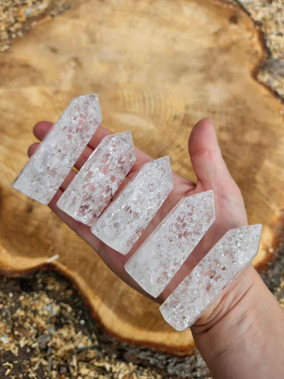 Fire and Ice Quartz Tower