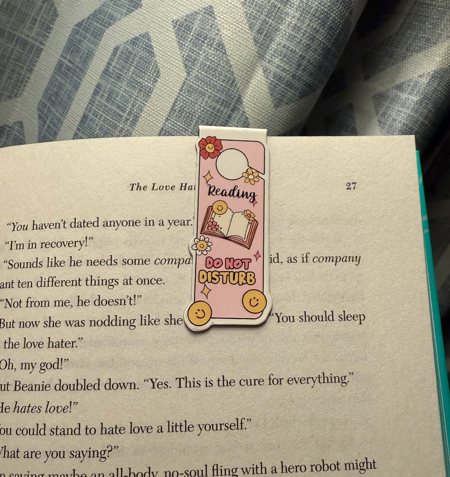 Do Not Disturb Magnetic Bookmark