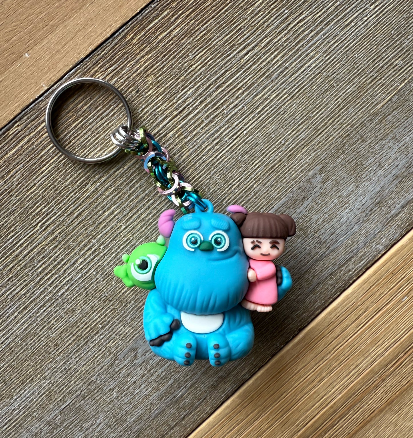 Monsters Chainmaille Keychain
