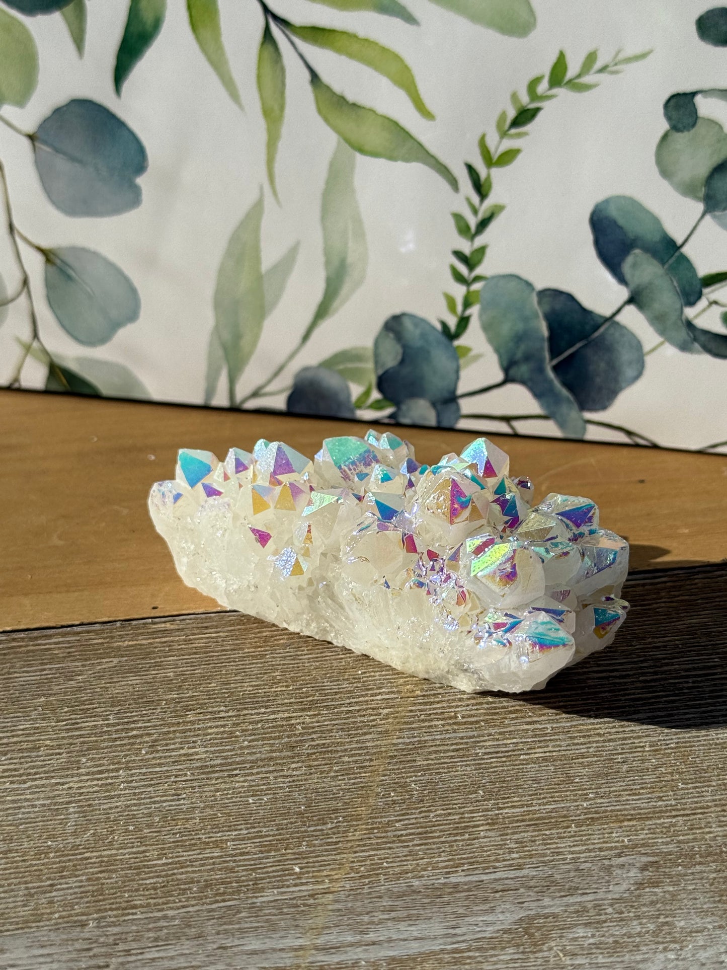 Angel Aura Quartz Clusters