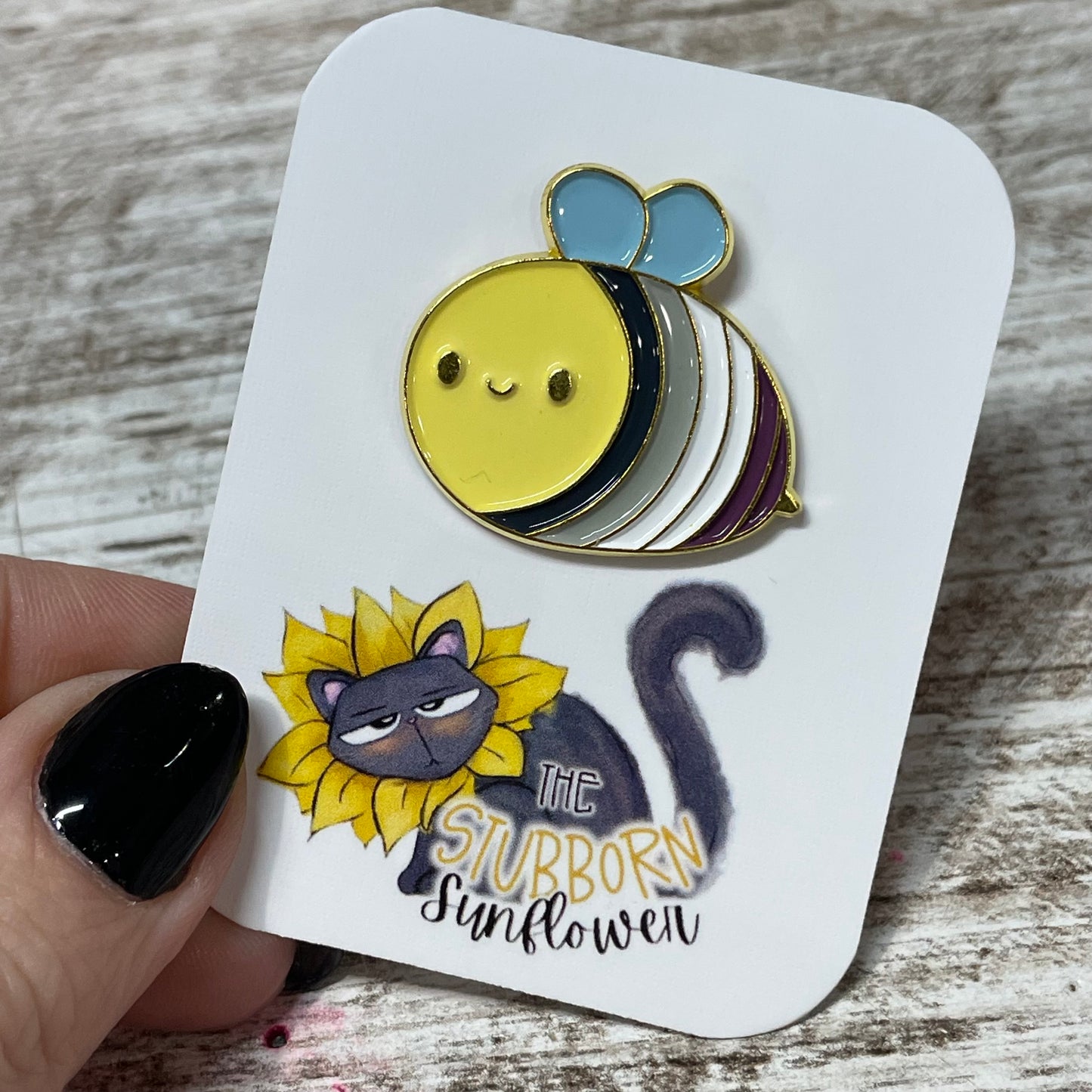 LGBT Bee Flag Pin