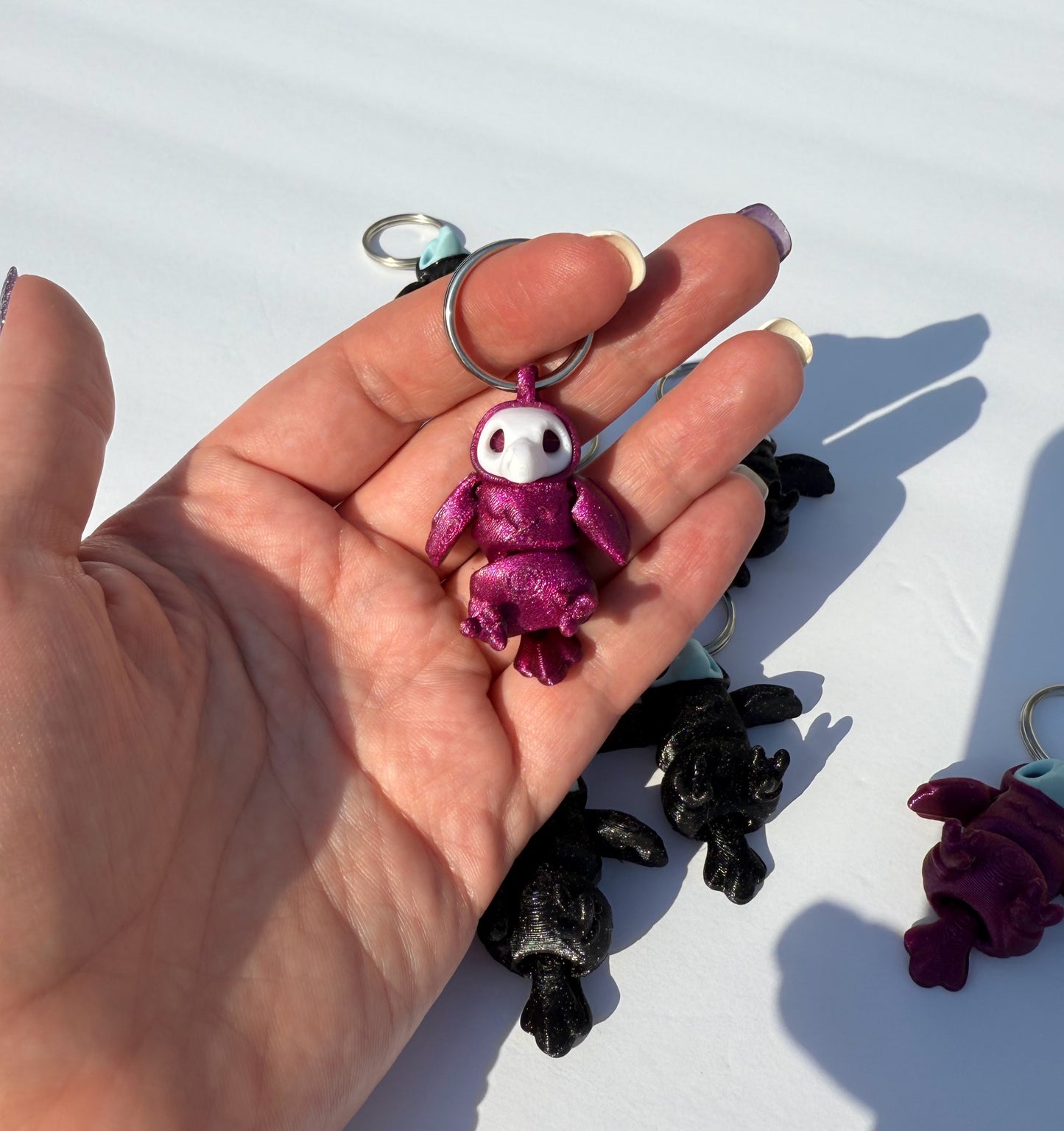Crow Keychains / 3D Printed