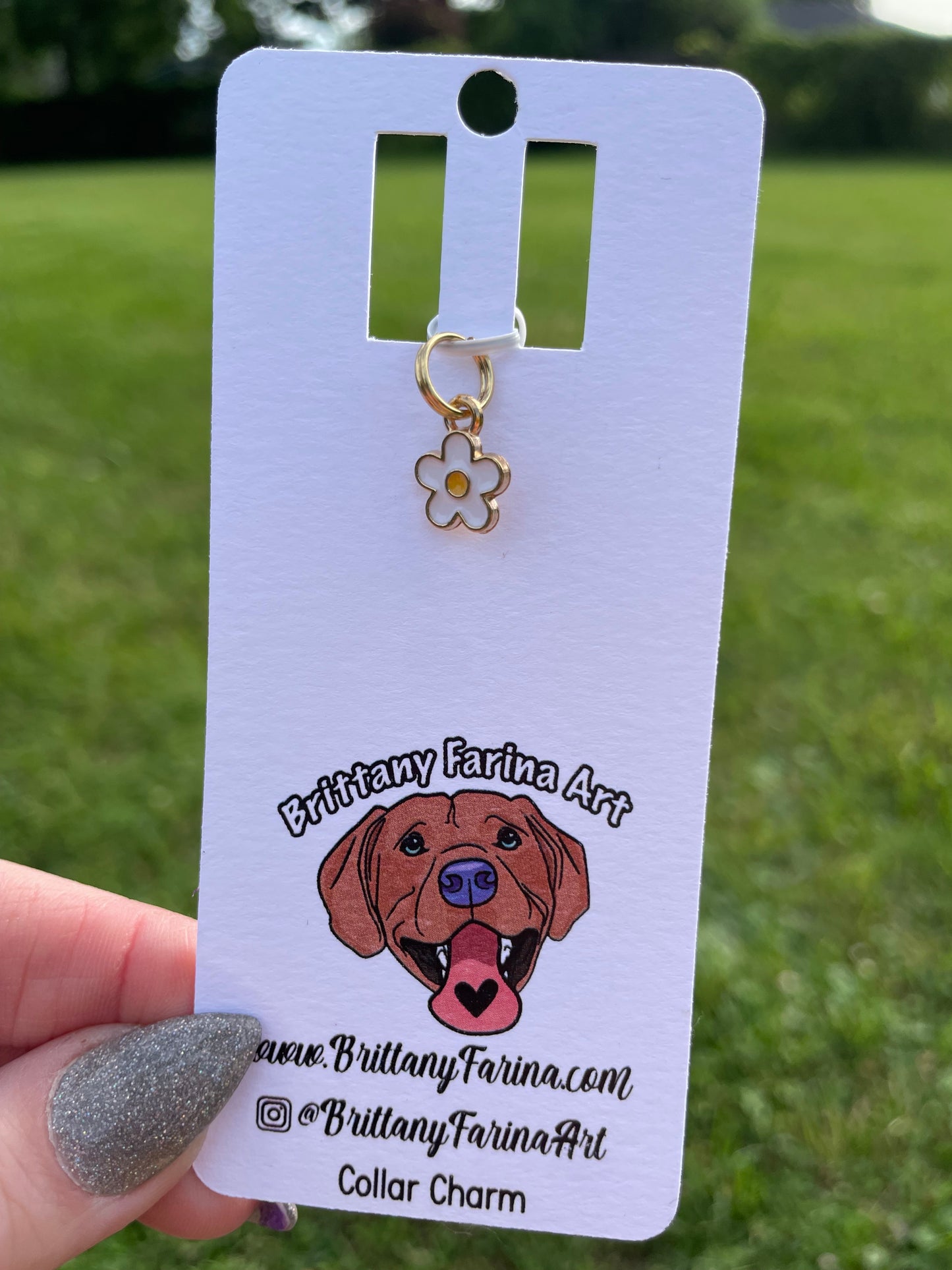 Flower Collar Charms || Doggy Bling || Bag Accessories