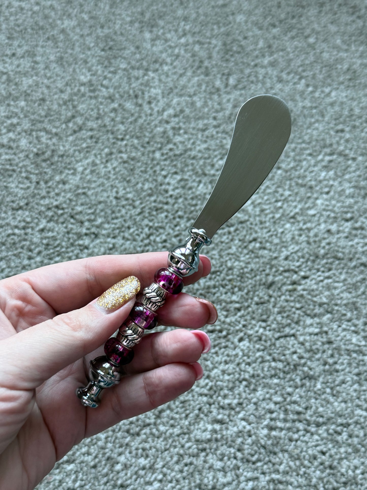Beaded Cheese Knives