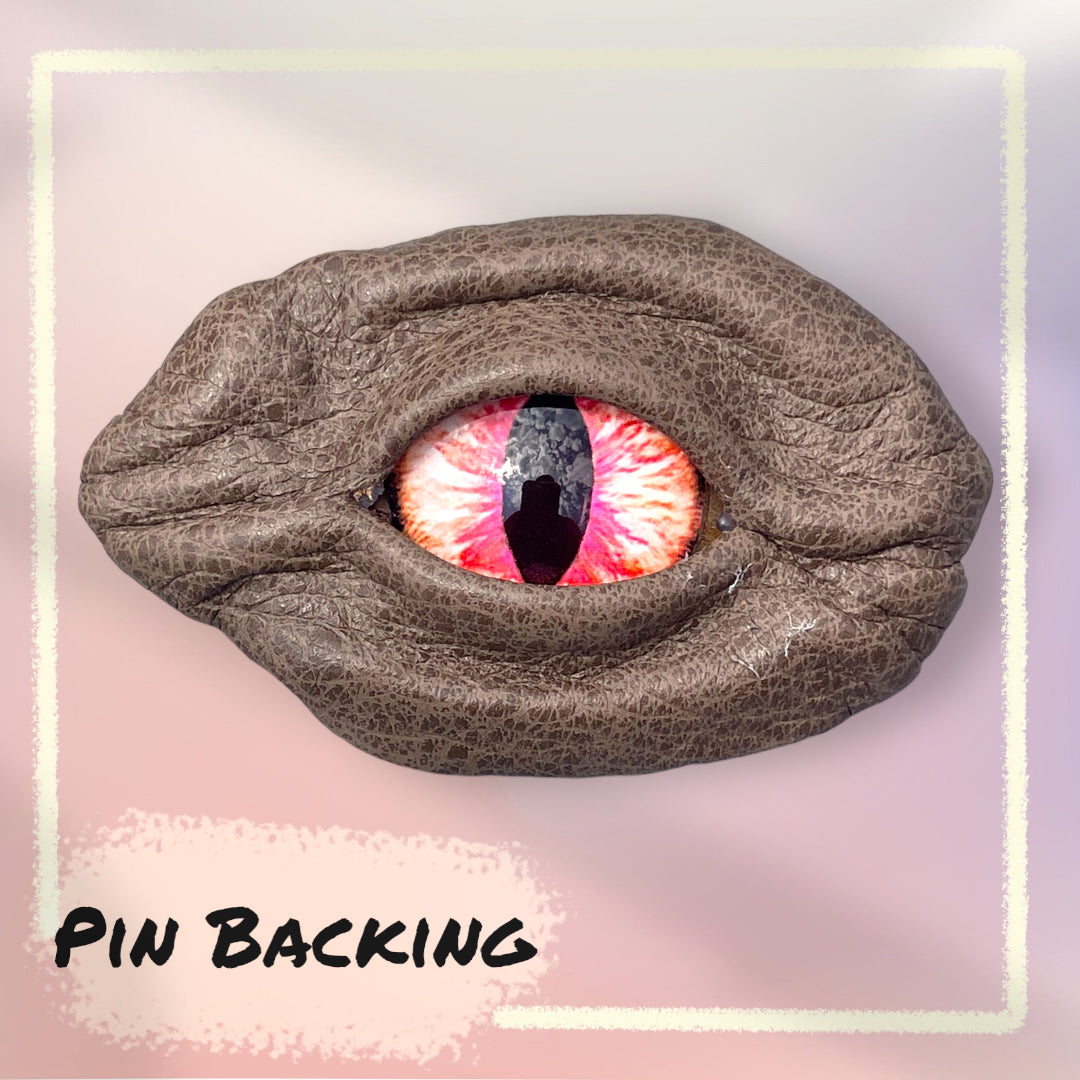 Leather Eye Pins