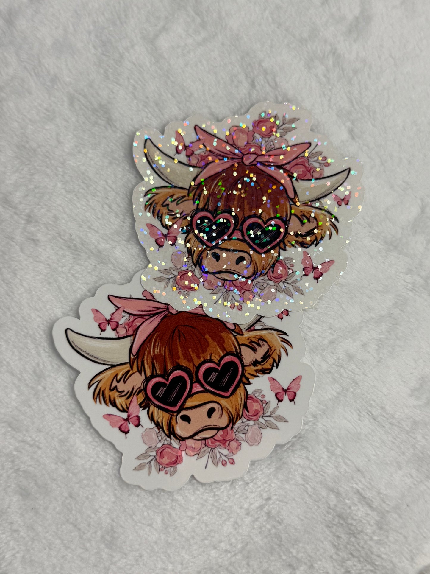 Valentine Highland Sticker