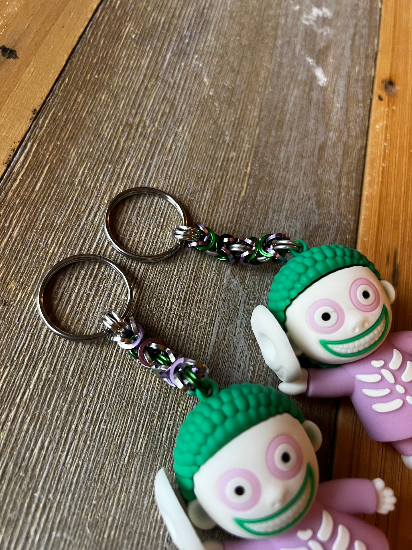 Chainmaille Nightmare Keychains