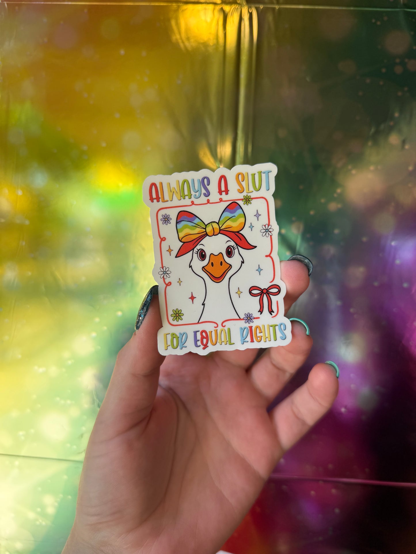 Slut For Equal Rights Sticker
