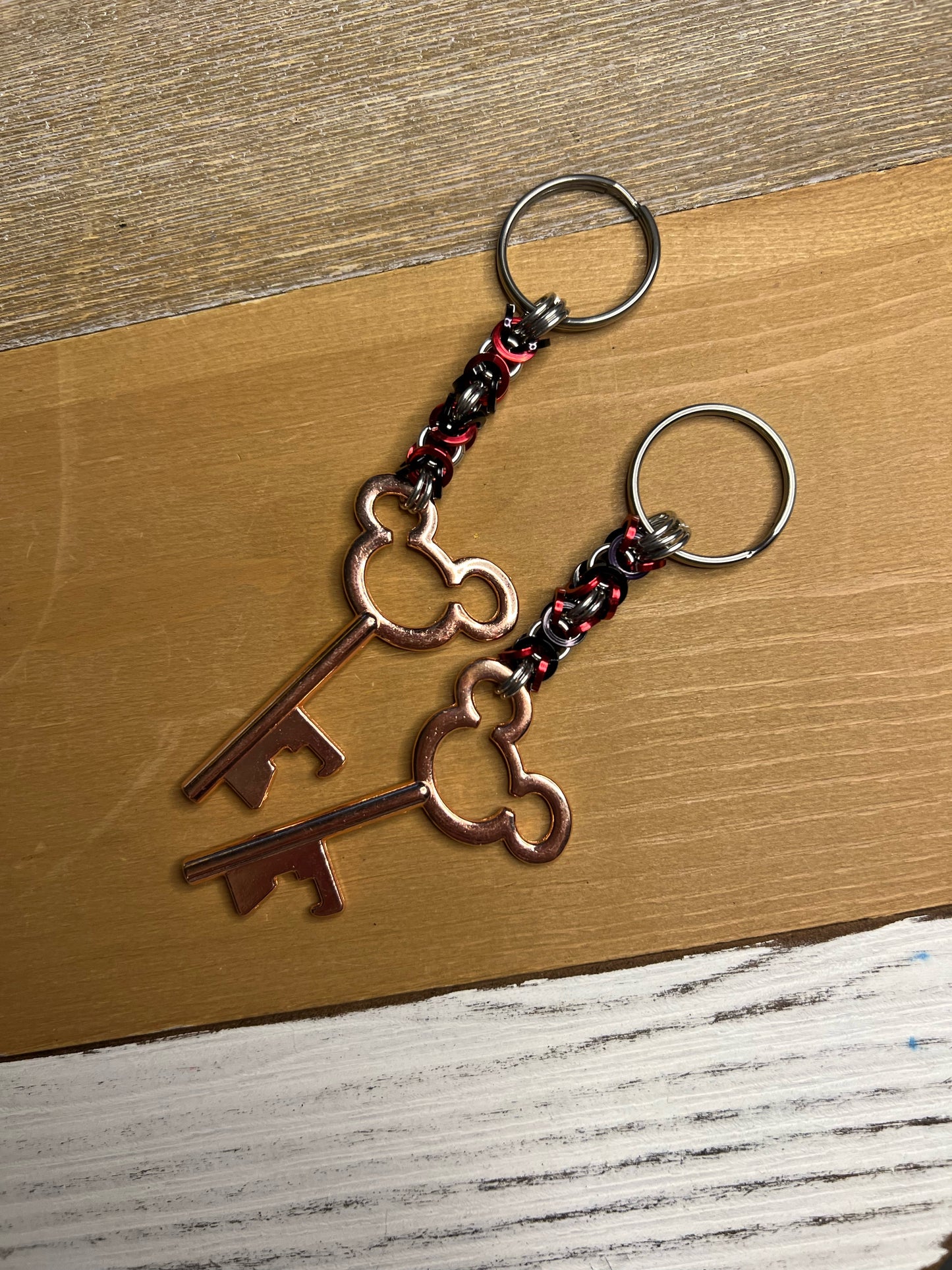 Chainmaille Bottle Opener Keychain