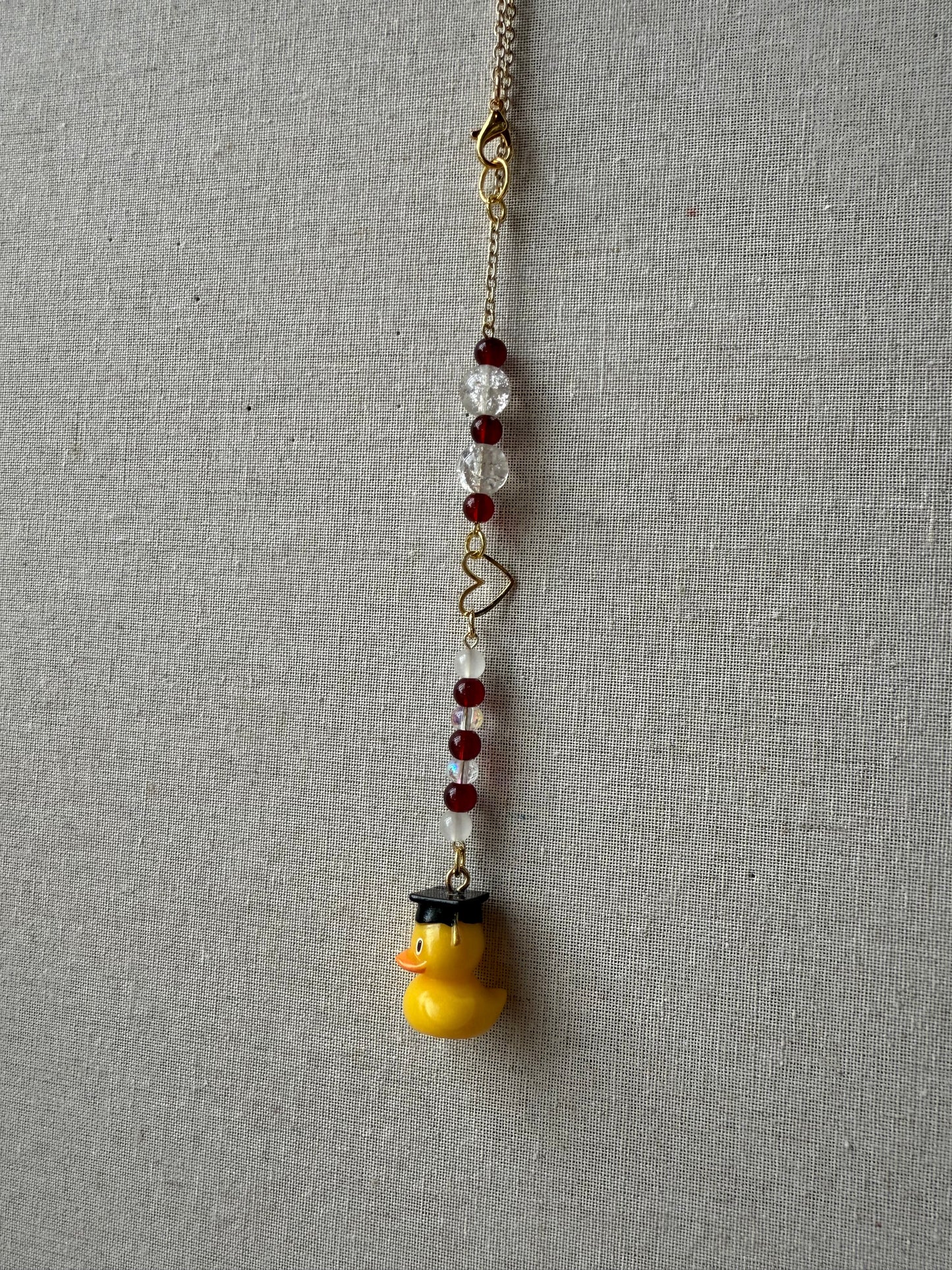 Graduation Duck Car Suncatcher