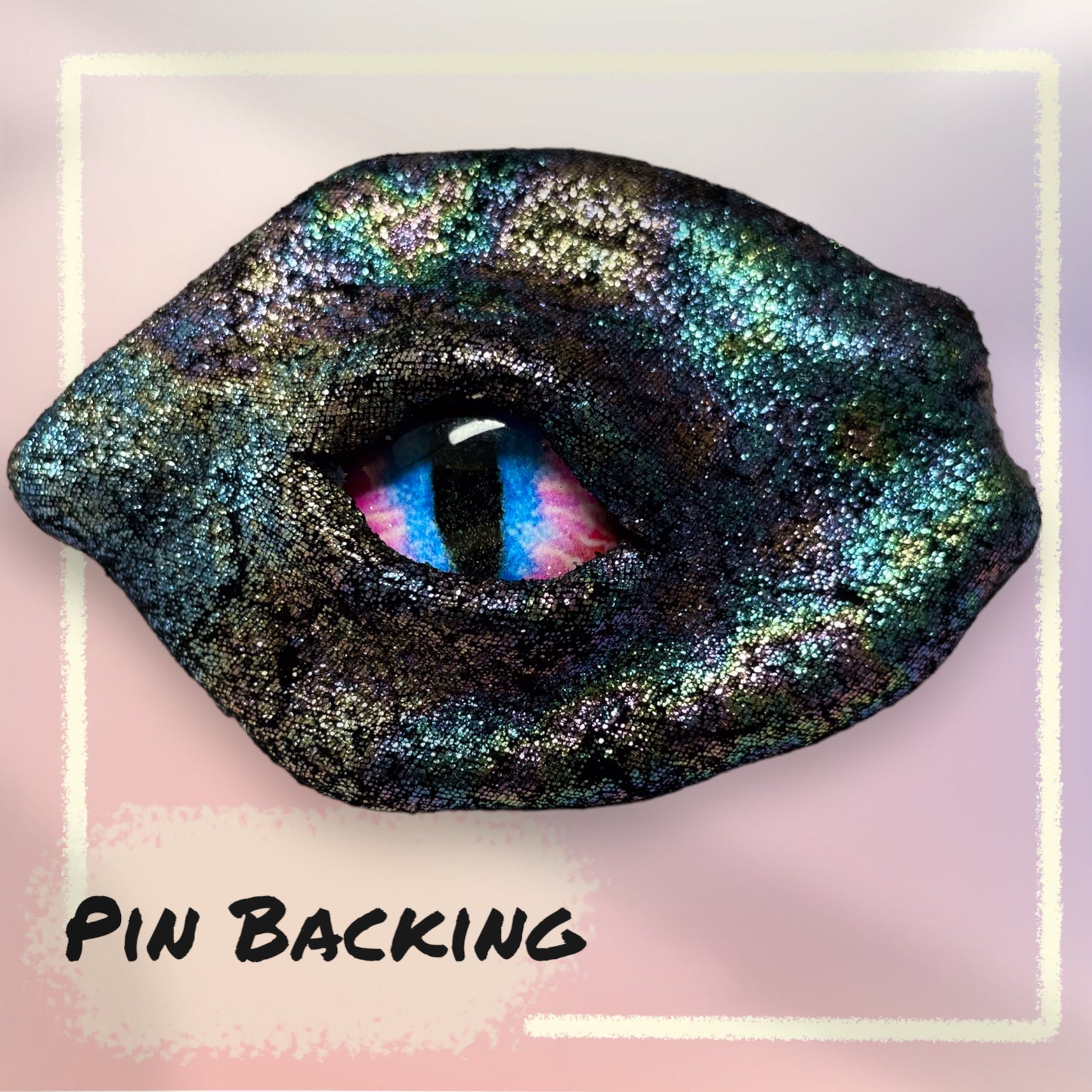 Leather Eye Pins