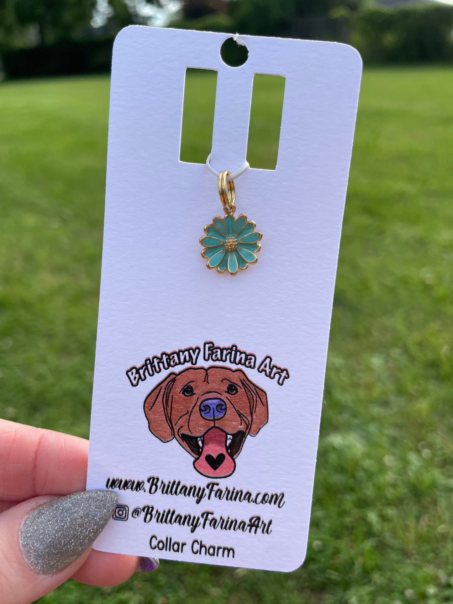 Flower Collar Charms || Doggy Bling || Bag Accessories