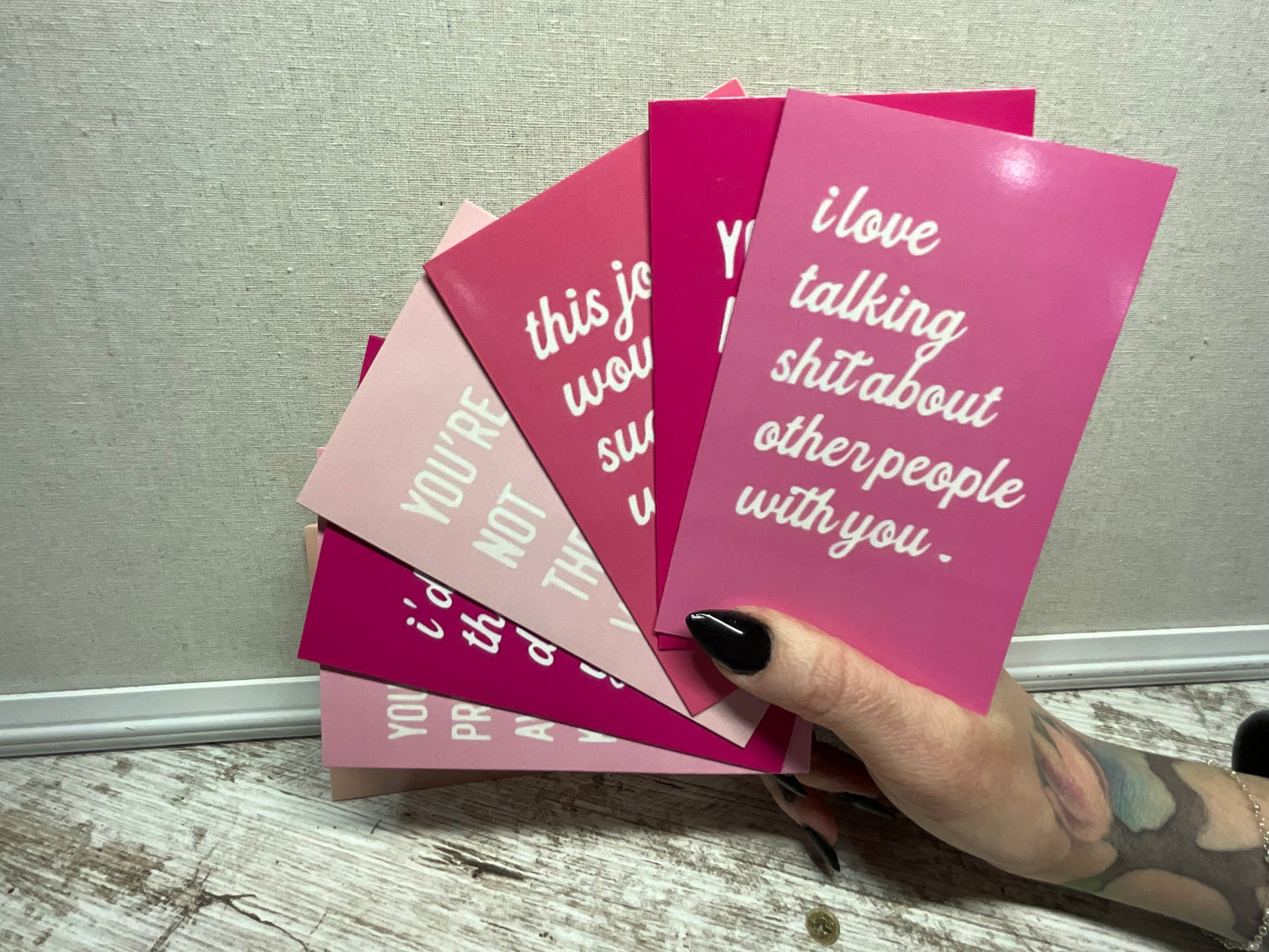 Misfit Misprint Valentines Cards