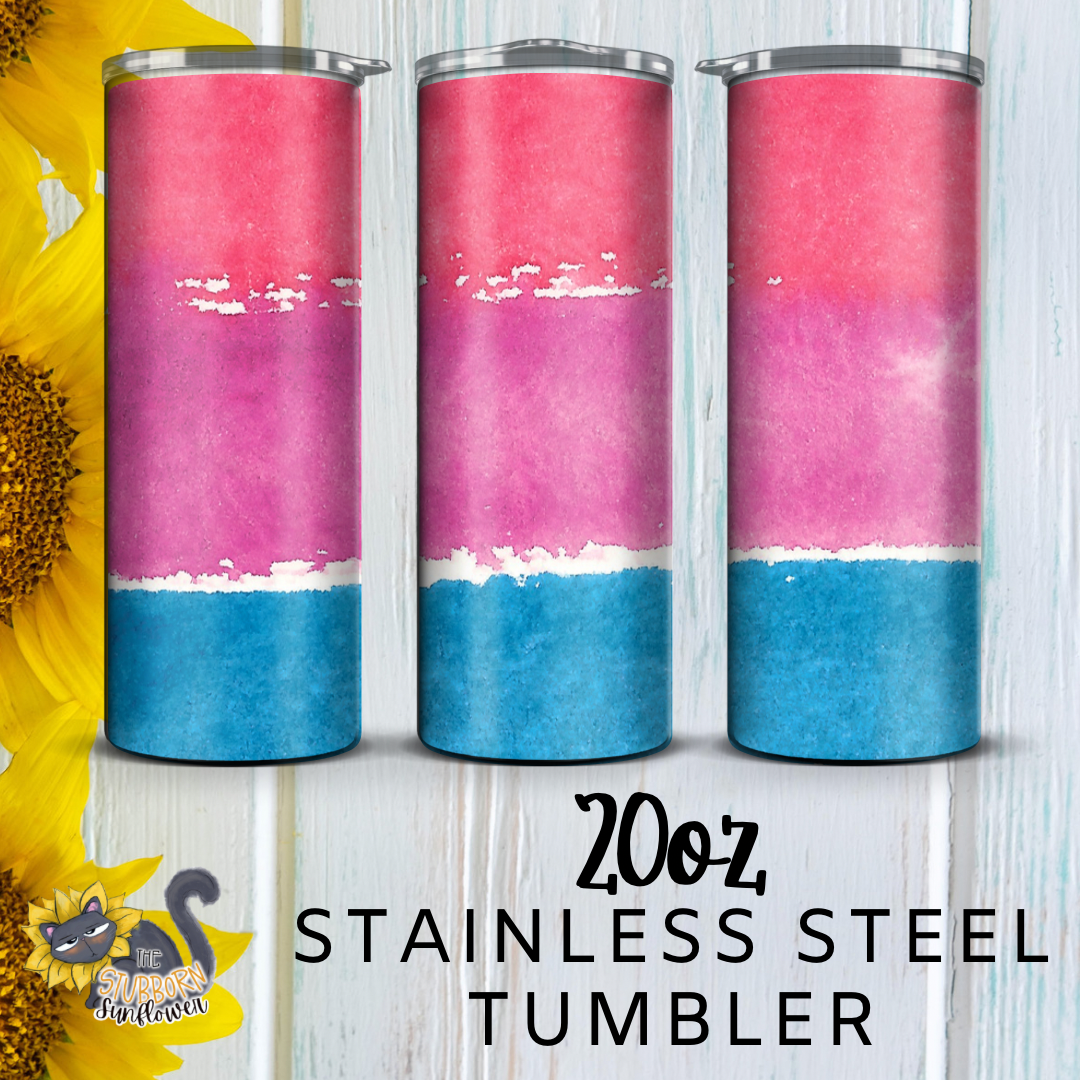 Pride Flags Watercolor 20 oz Tumbler