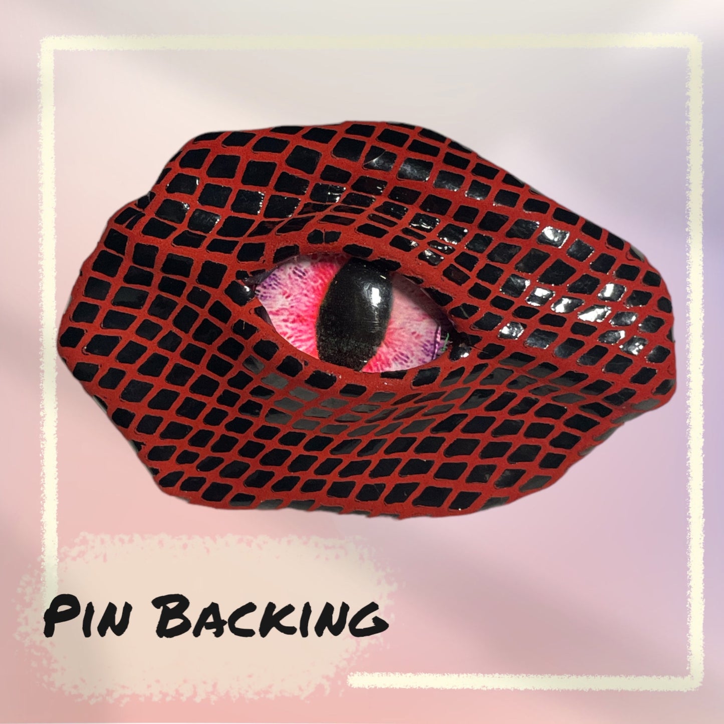 Leather Eye Pins