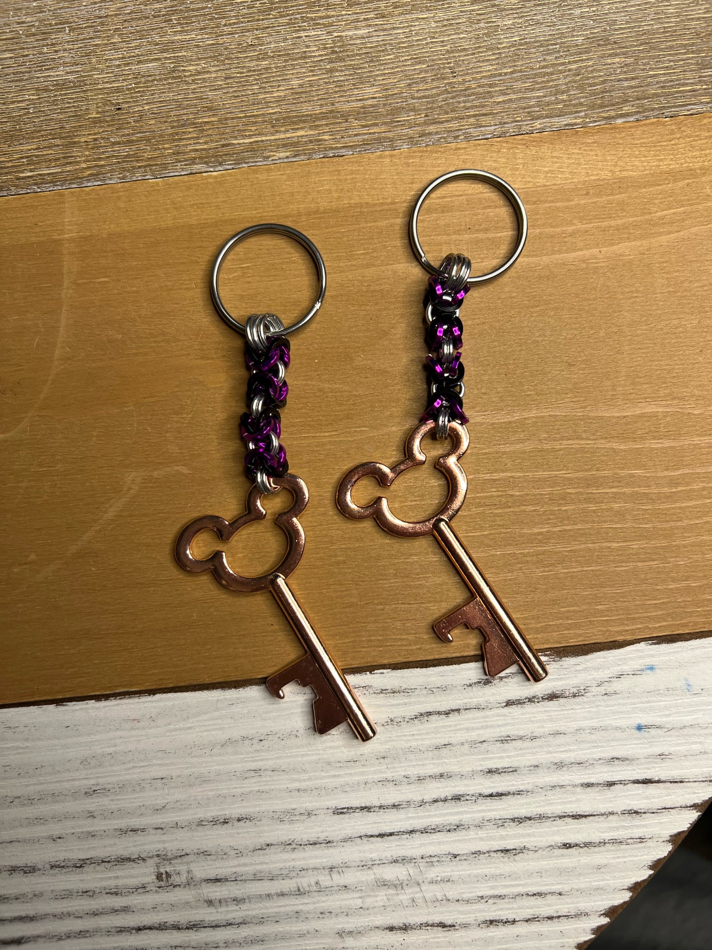 Chainmaille Bottle Opener Keychain