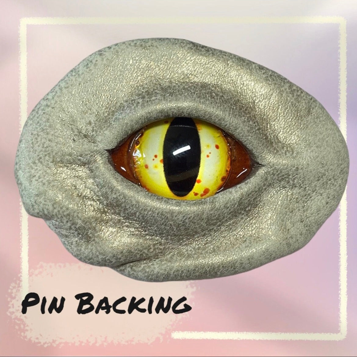 Leather Eye Pins