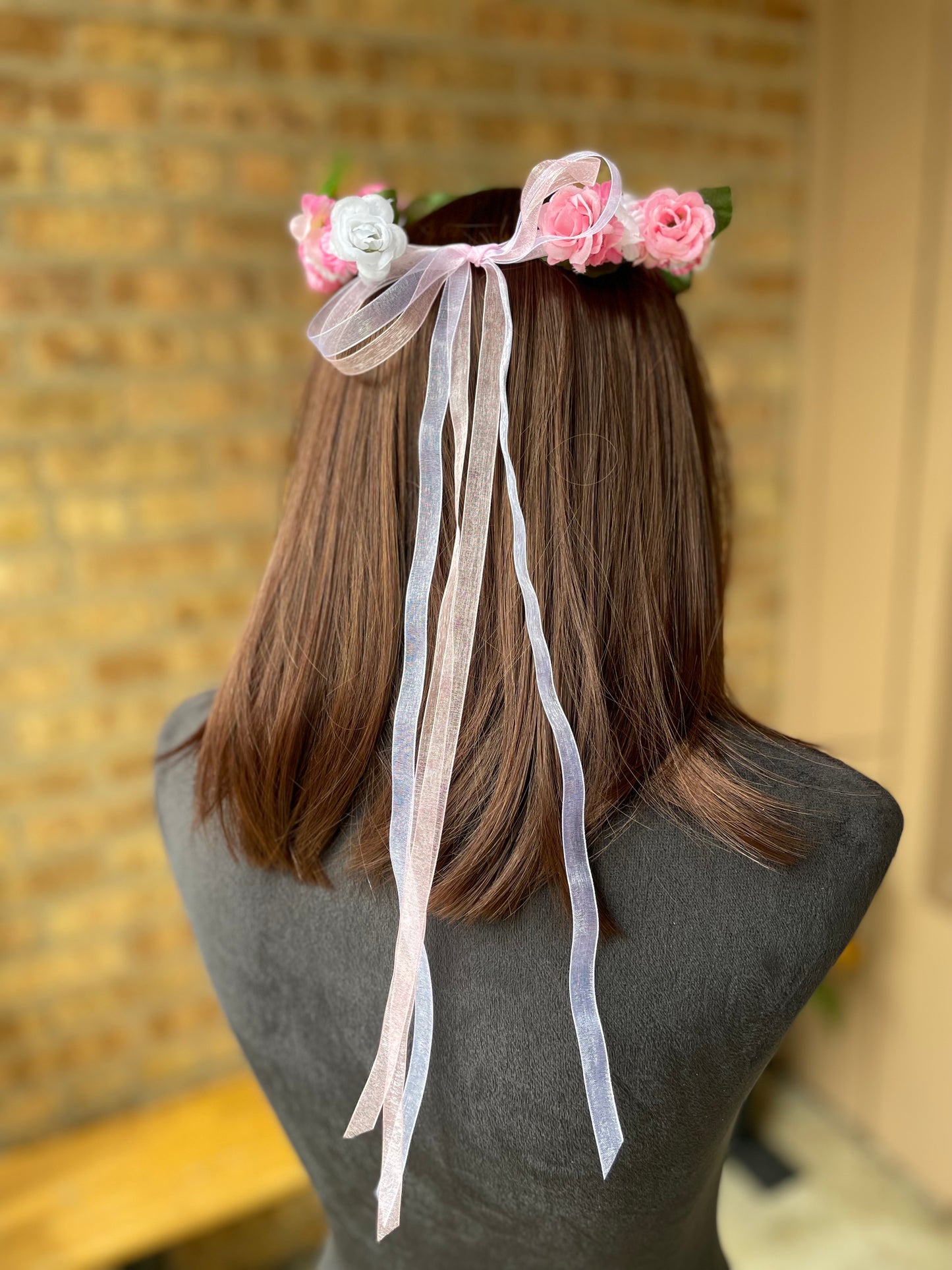 Pretty in Pink Flower Crown - Youth