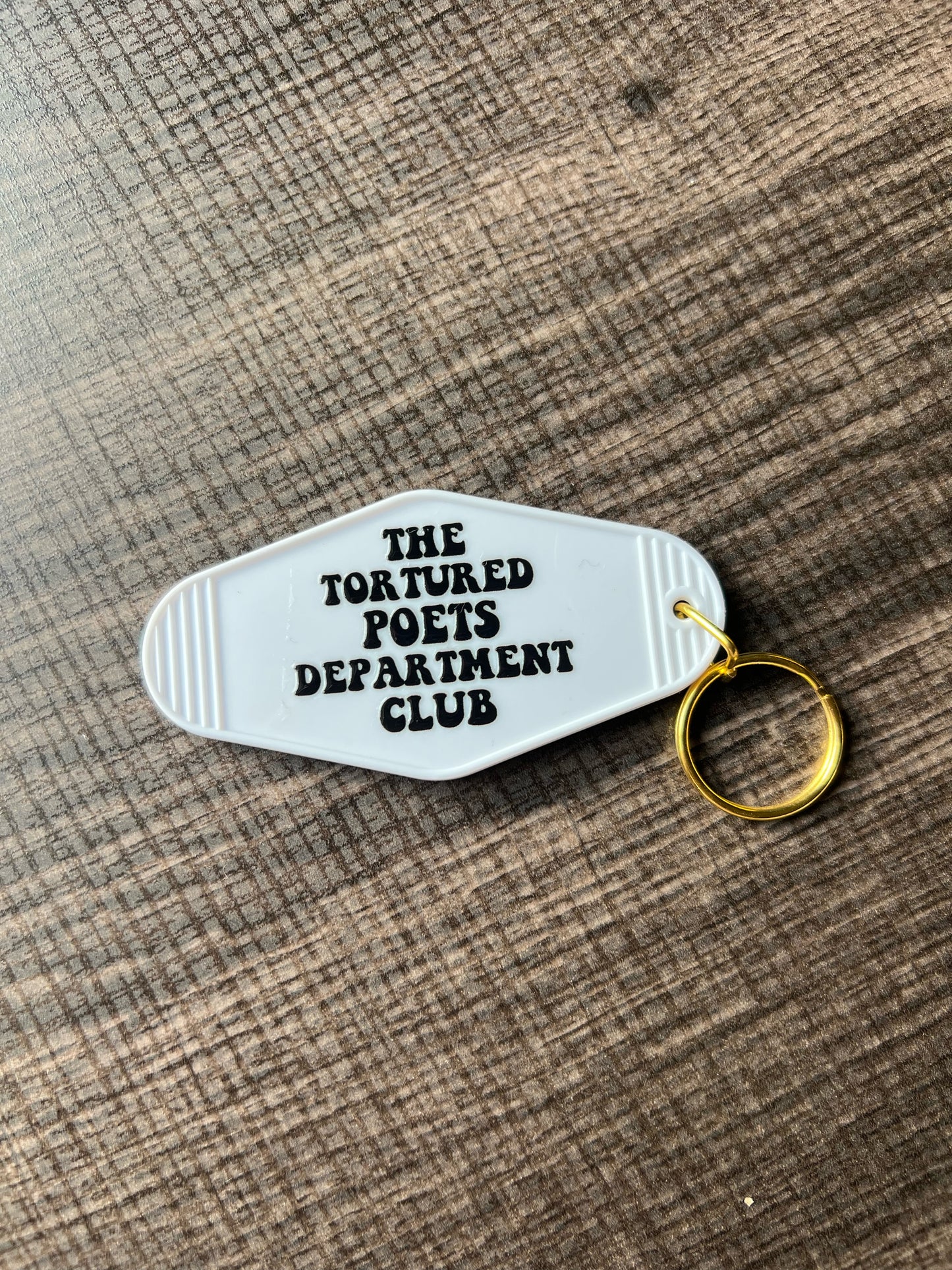 The Tortured Poets Dept. Club Keychain