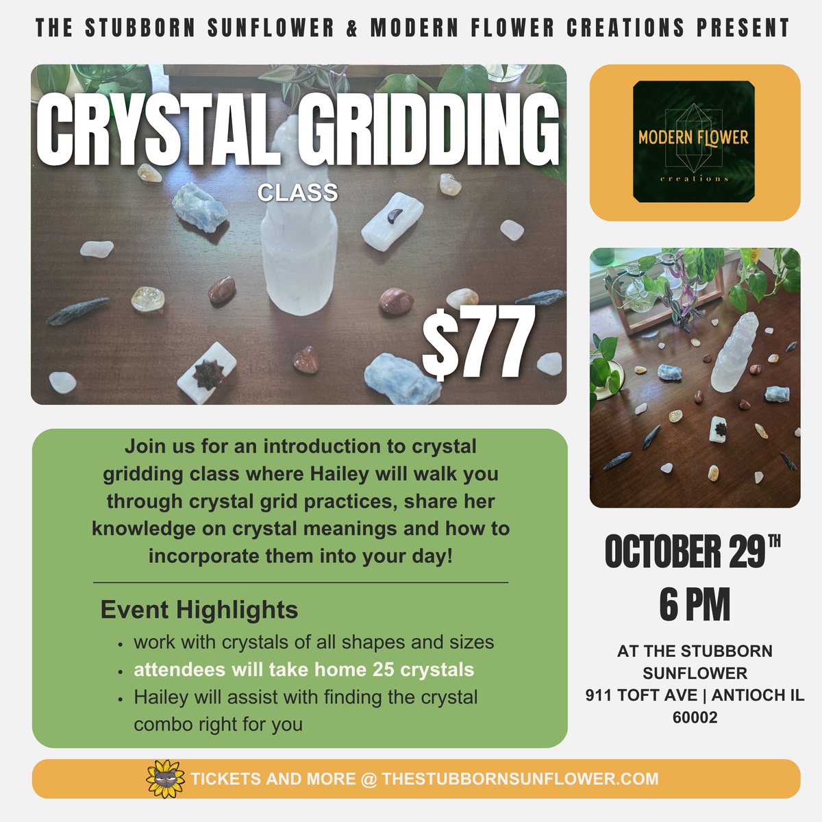 Crystal Gridding Class | October 29th