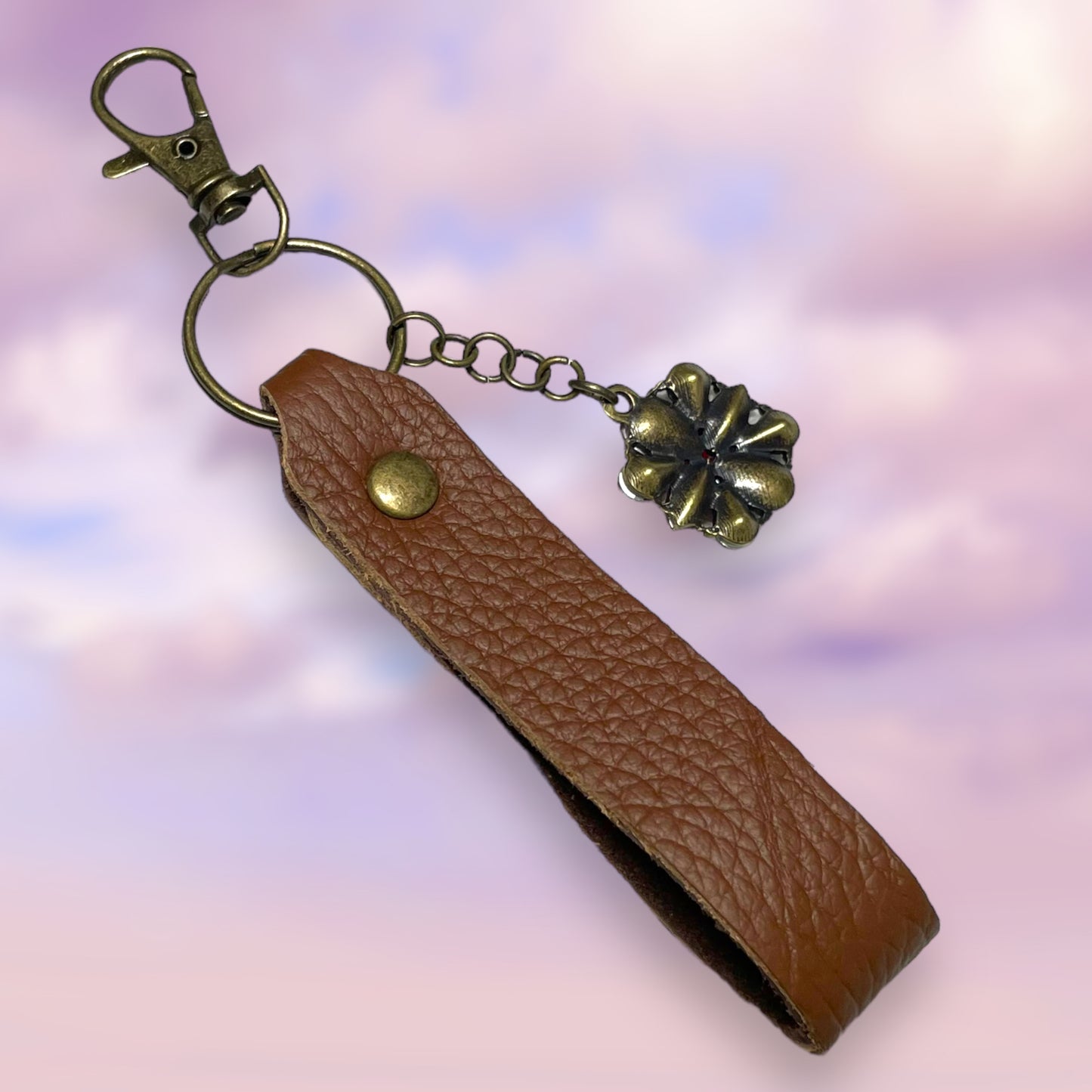 Brown Leather Loop