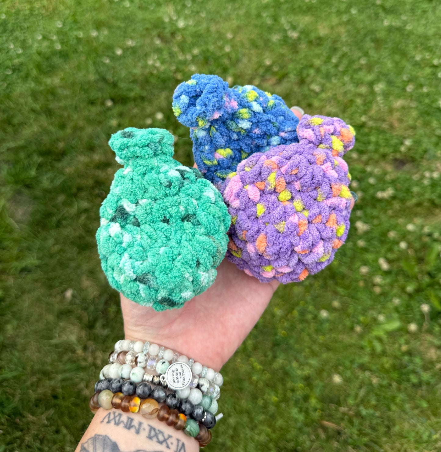 Crochet Reusable Water Balloons - Colorful