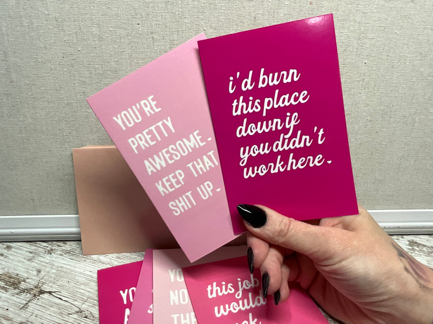 Misfit Misprint Valentines Cards
