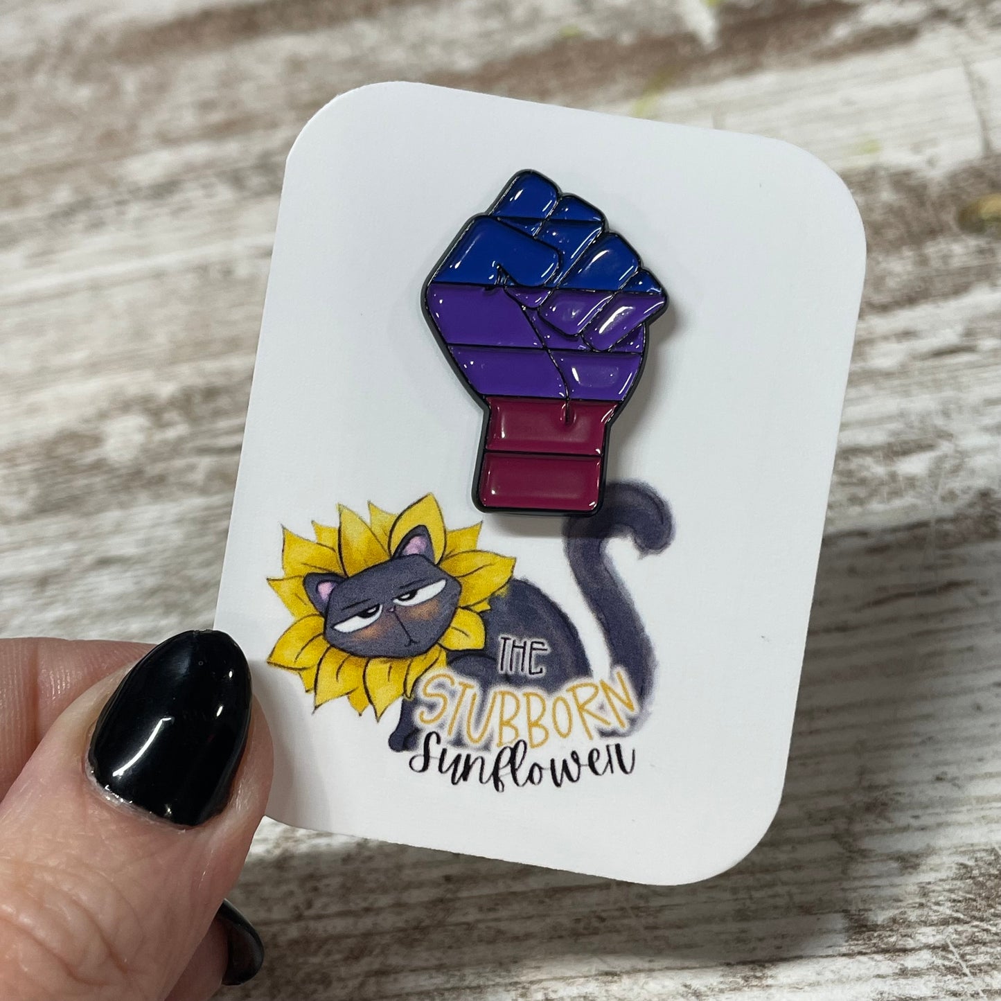 LGBT Flag Fist Pin