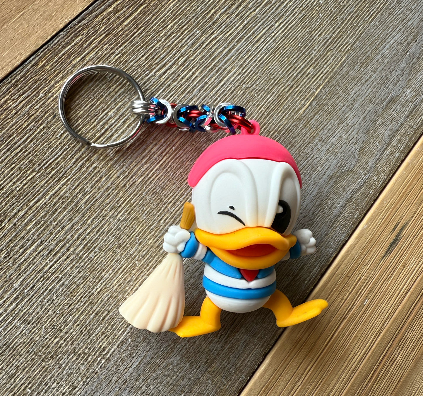 Pirate Character Chainmaille Keychains