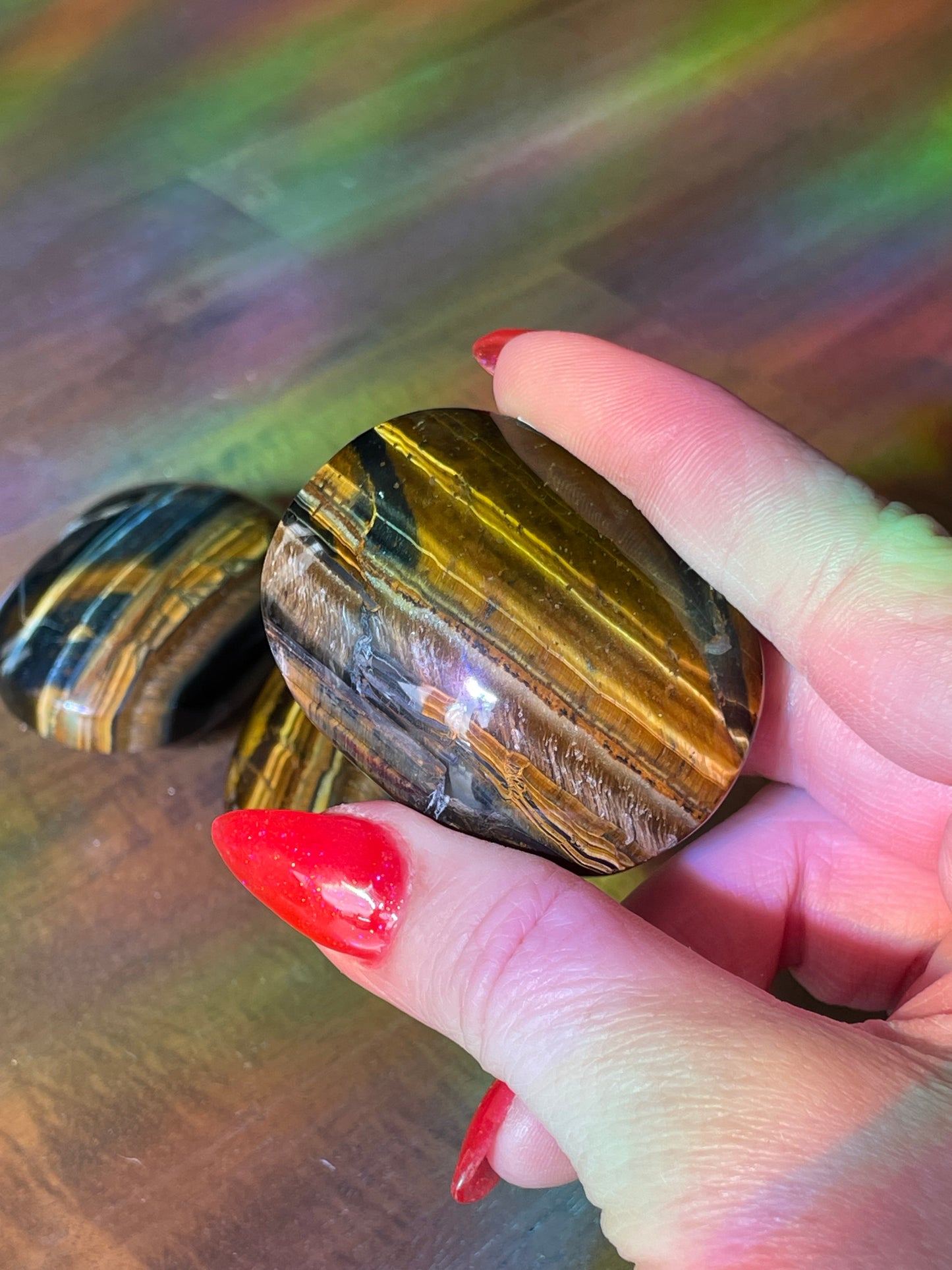 Tiger’s Eye Palmstones