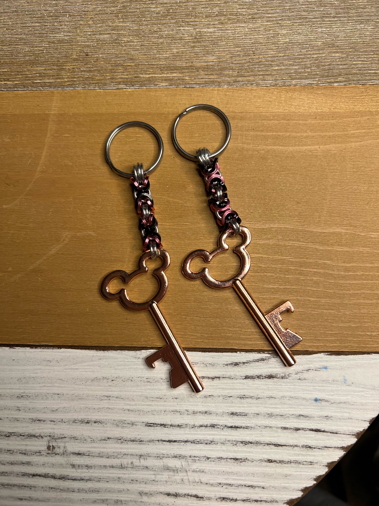 Chainmaille Bottle Opener Keychain