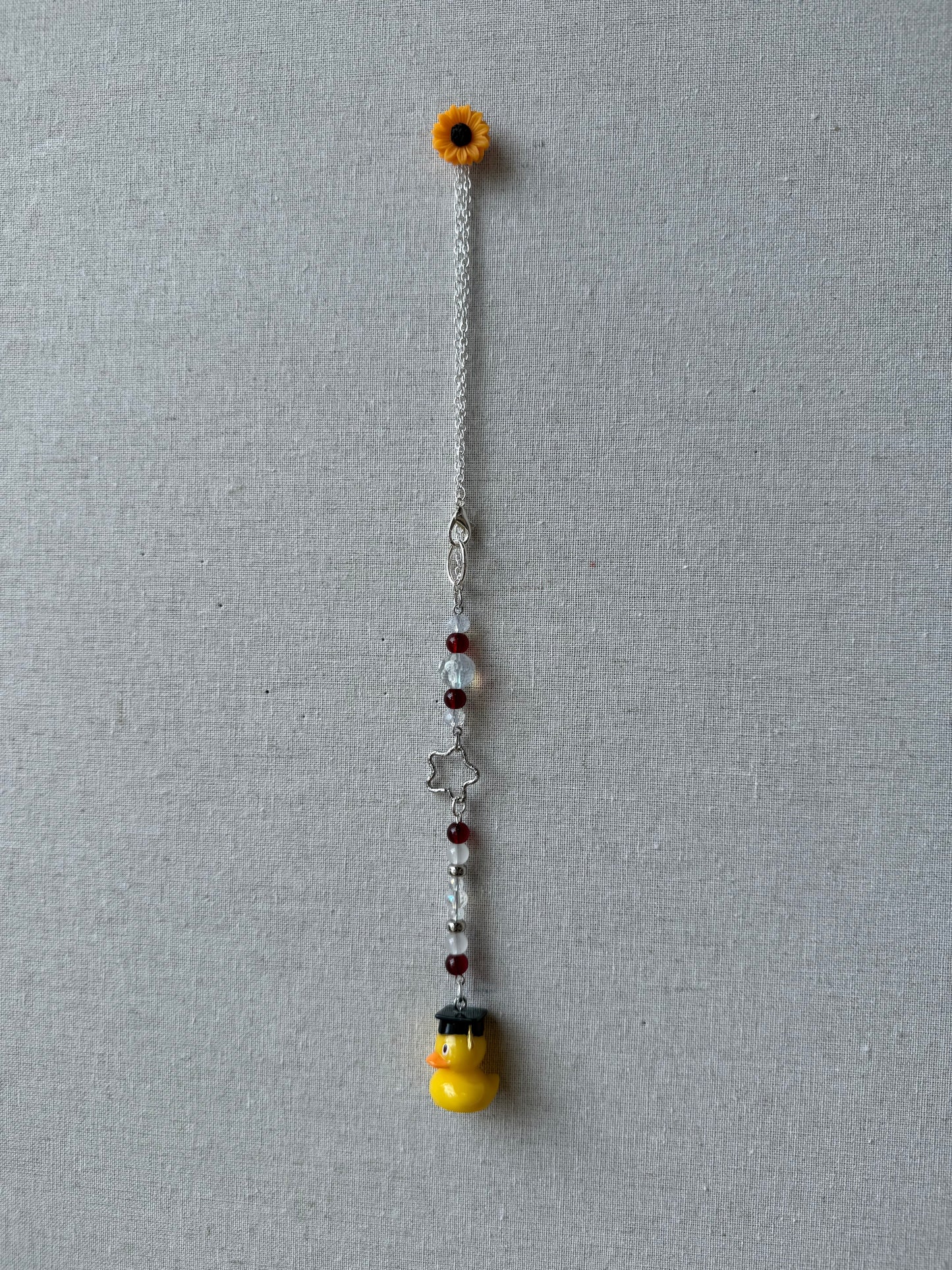 Graduation Duck Car Suncatcher