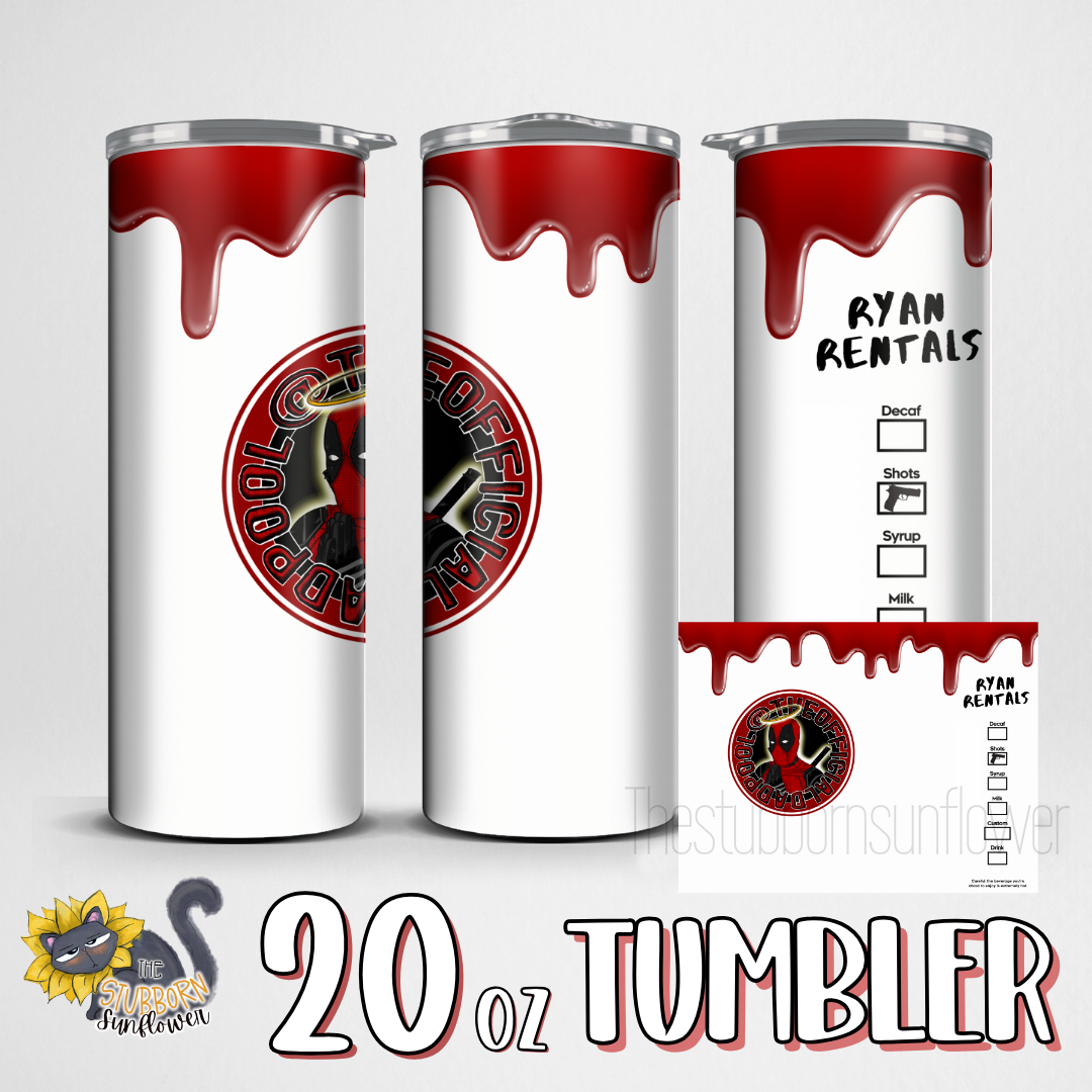 Dadpool Starbs 20oz Tumbler