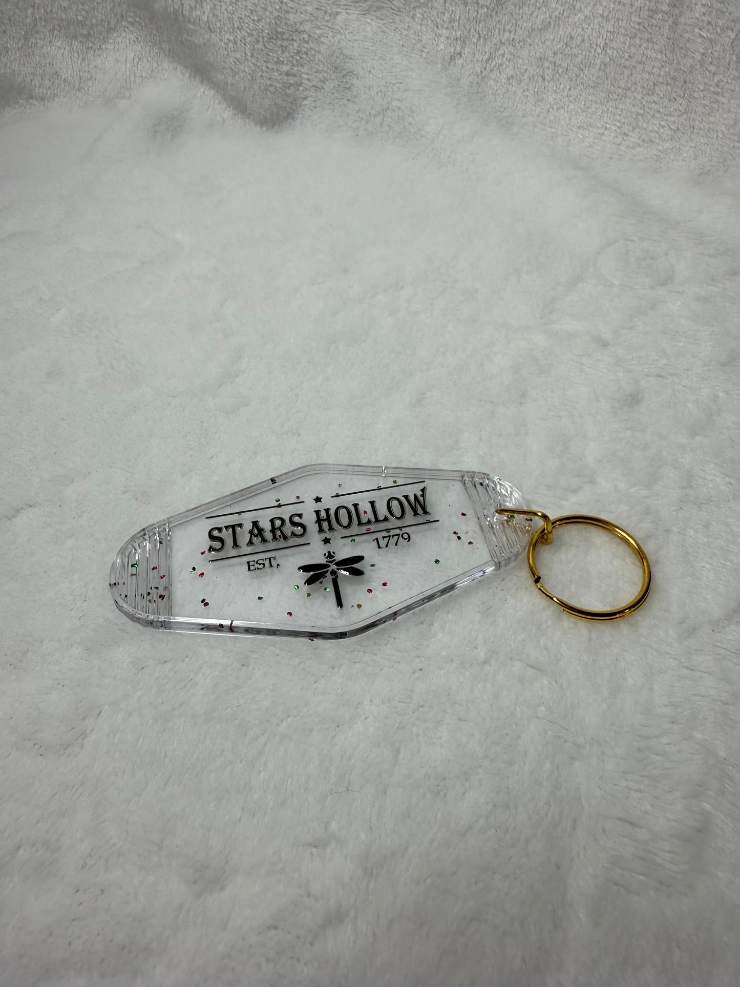 Stars Hollow Motel Keychain