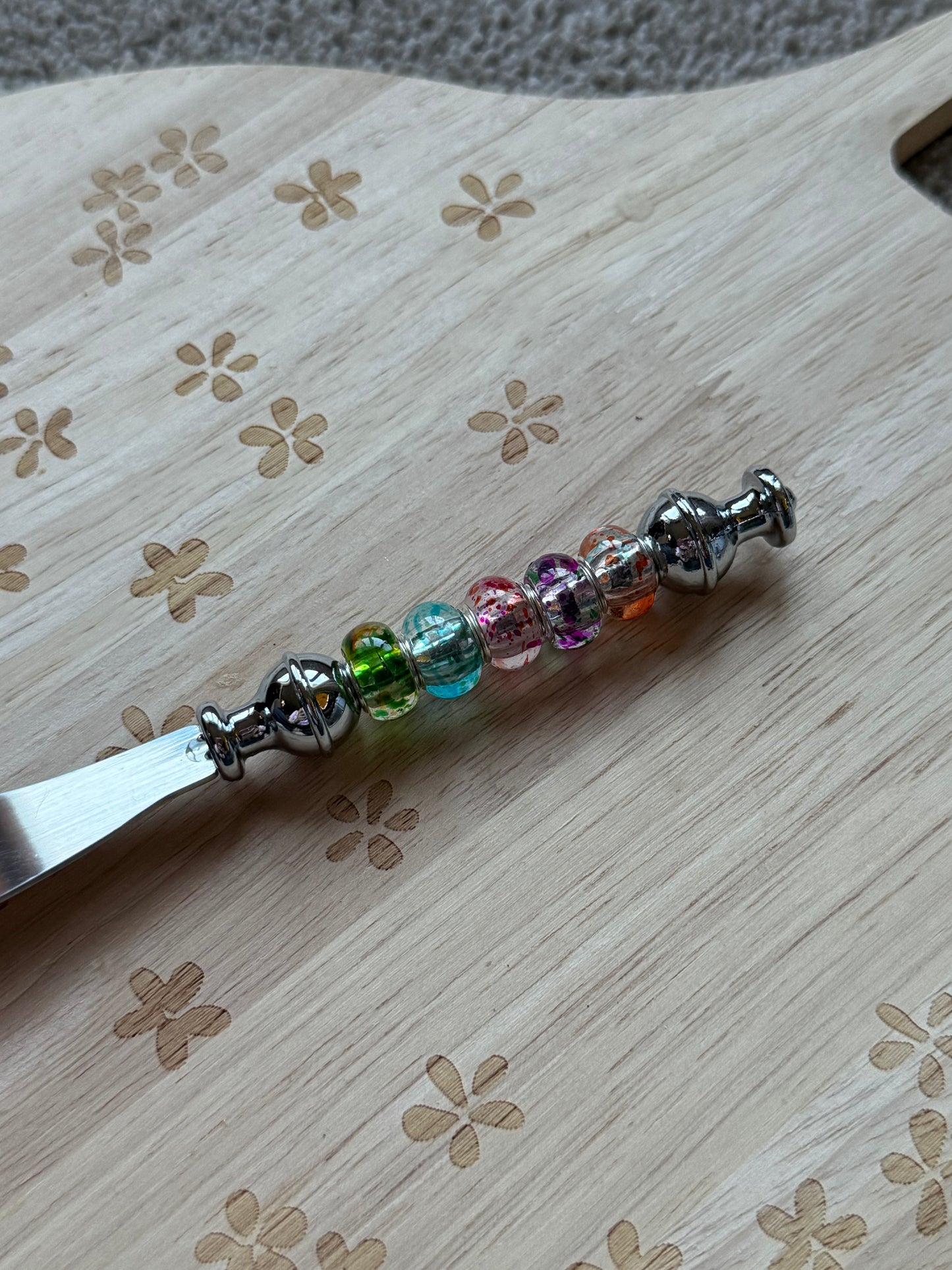 Beaded Cheese Knives