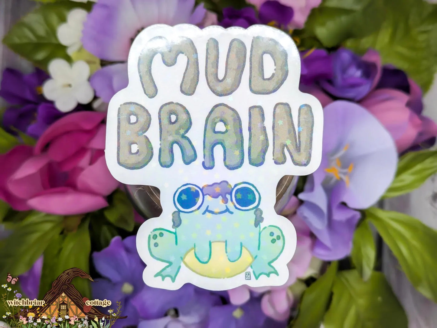 Mud Brain Frog Sticker