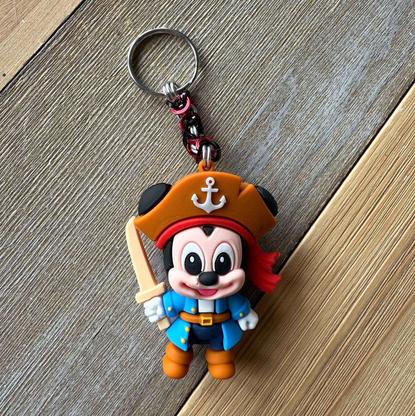 Pirate Character Chainmaille Keychains