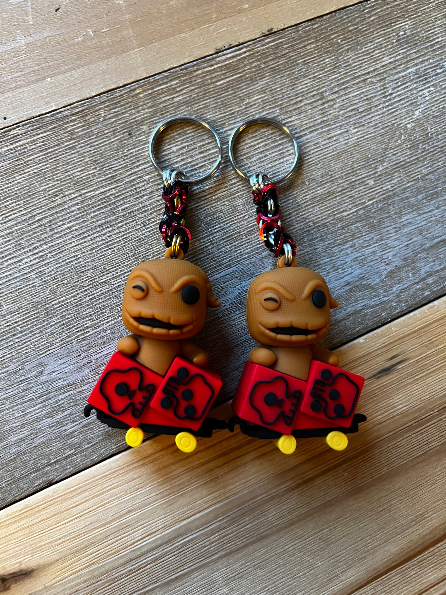 Chainmaille Nightmare Keychains