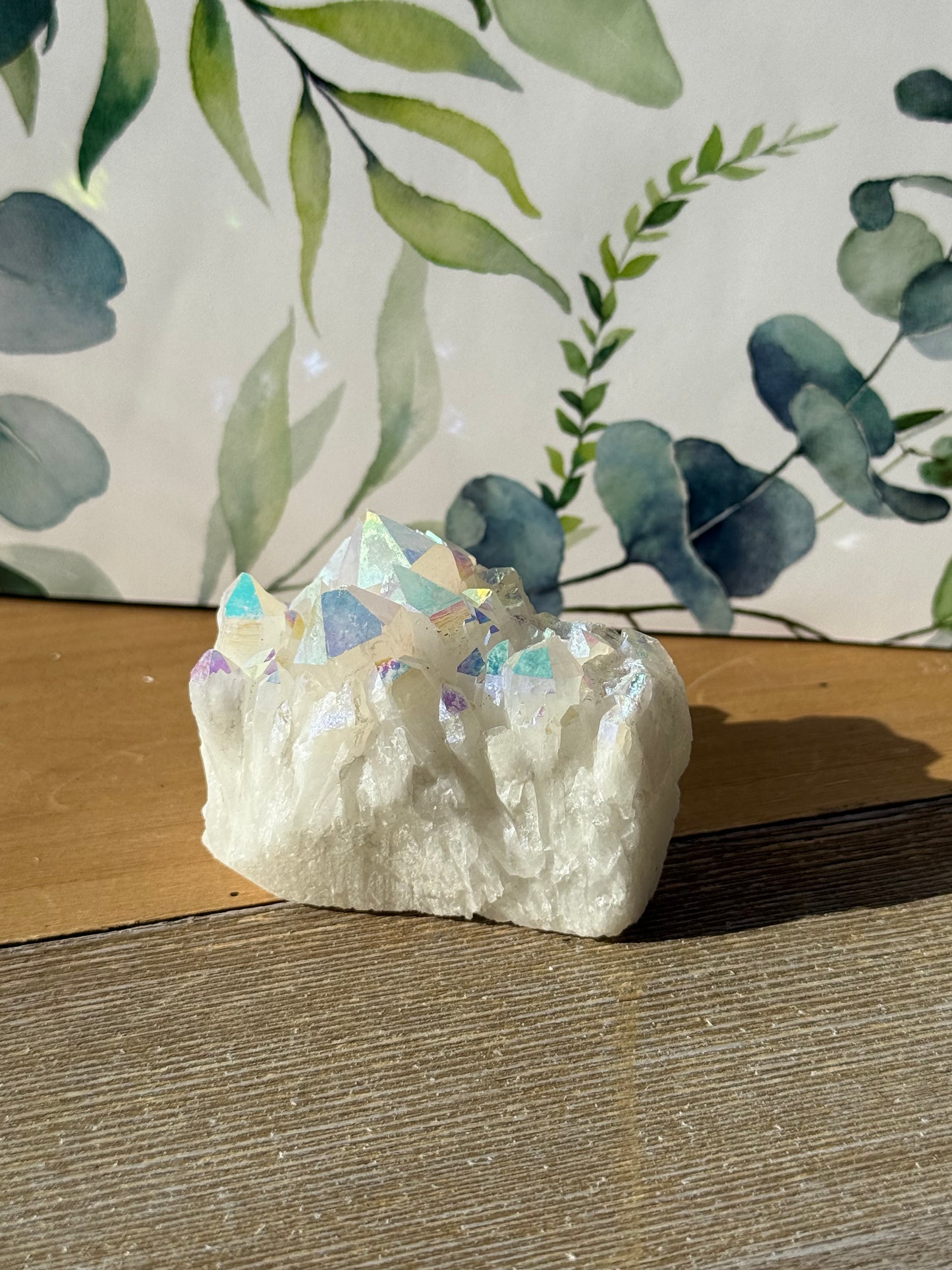 Angel Aura Quartz Clusters