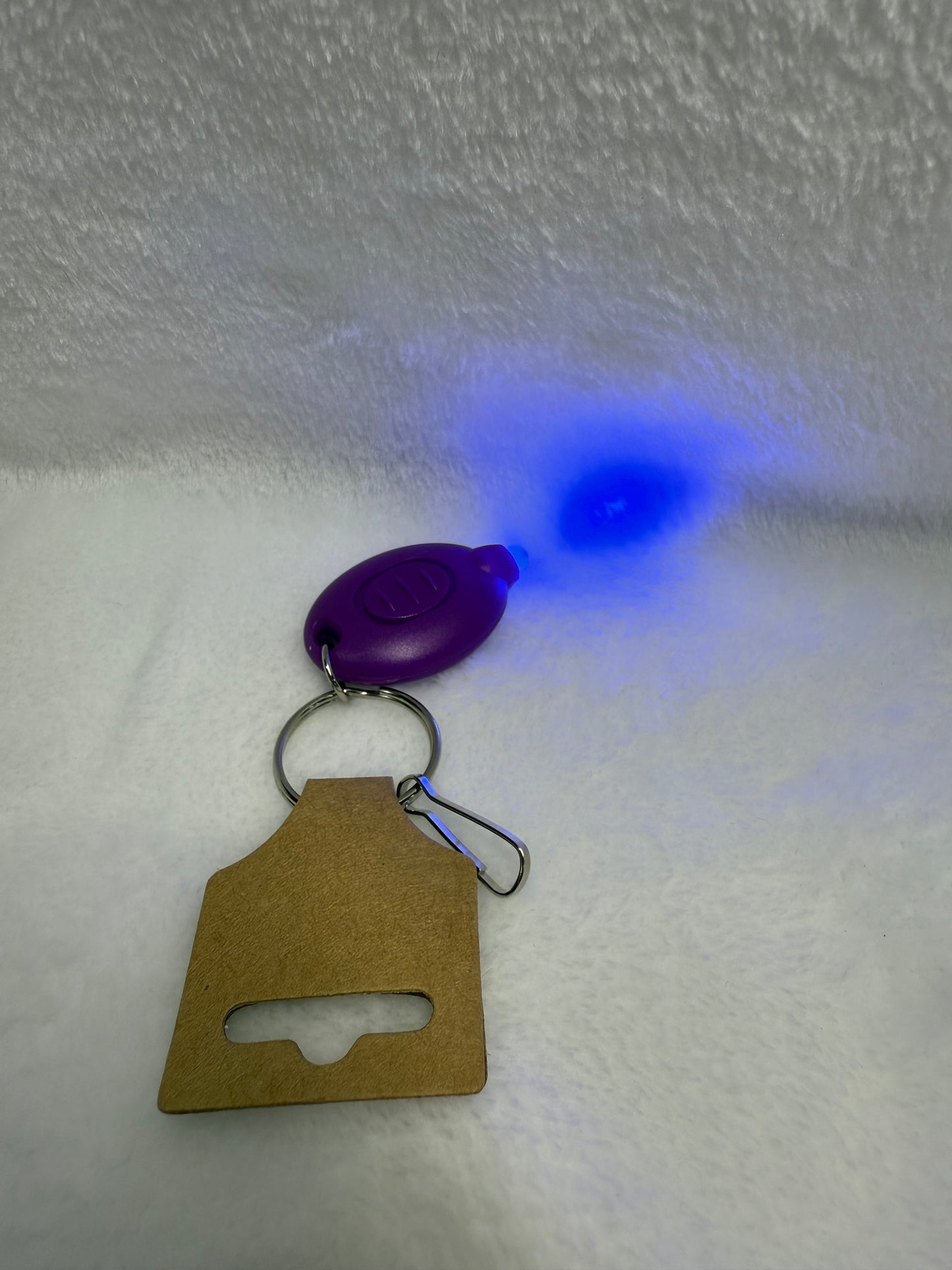 Mini UV Blacklight Keychain