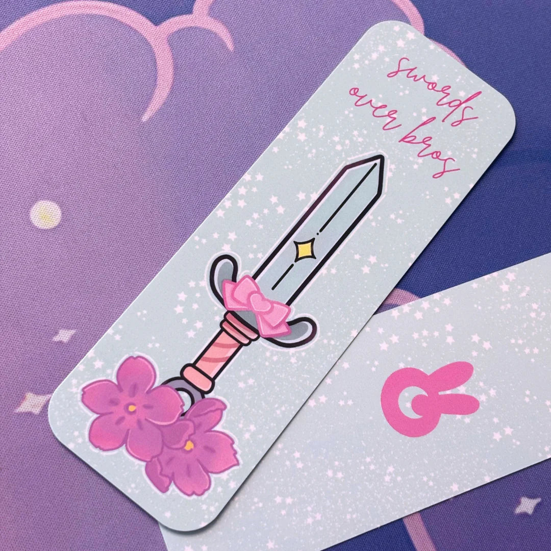 Swords Over Bros Fantasy Bookmark