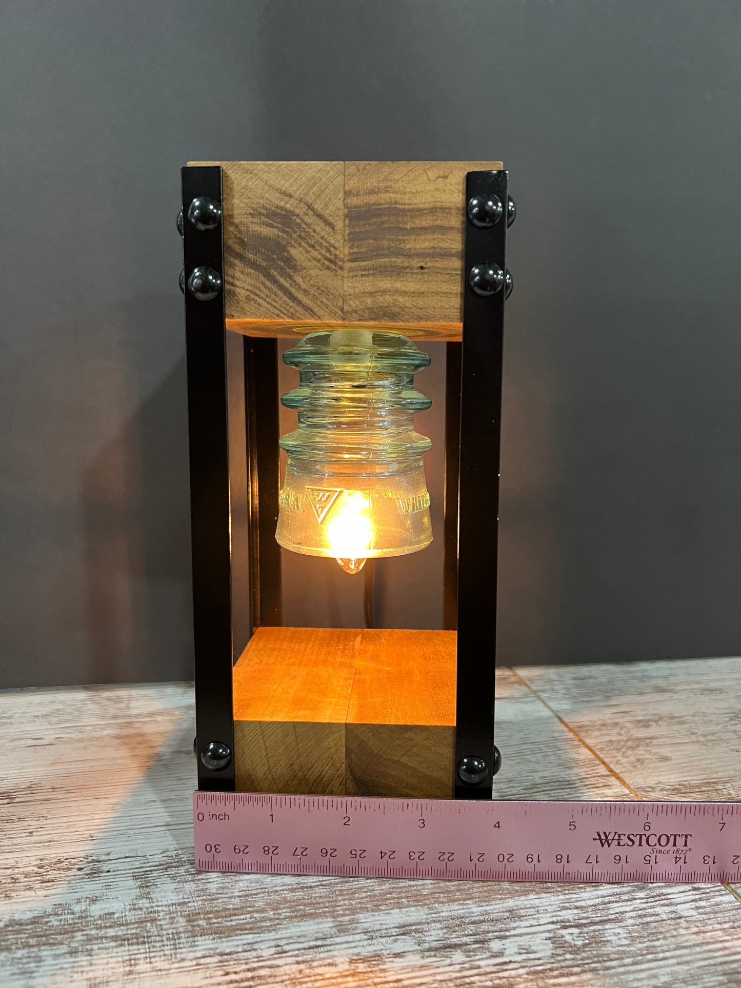 Vintage Whitall Bulb Table Lamp