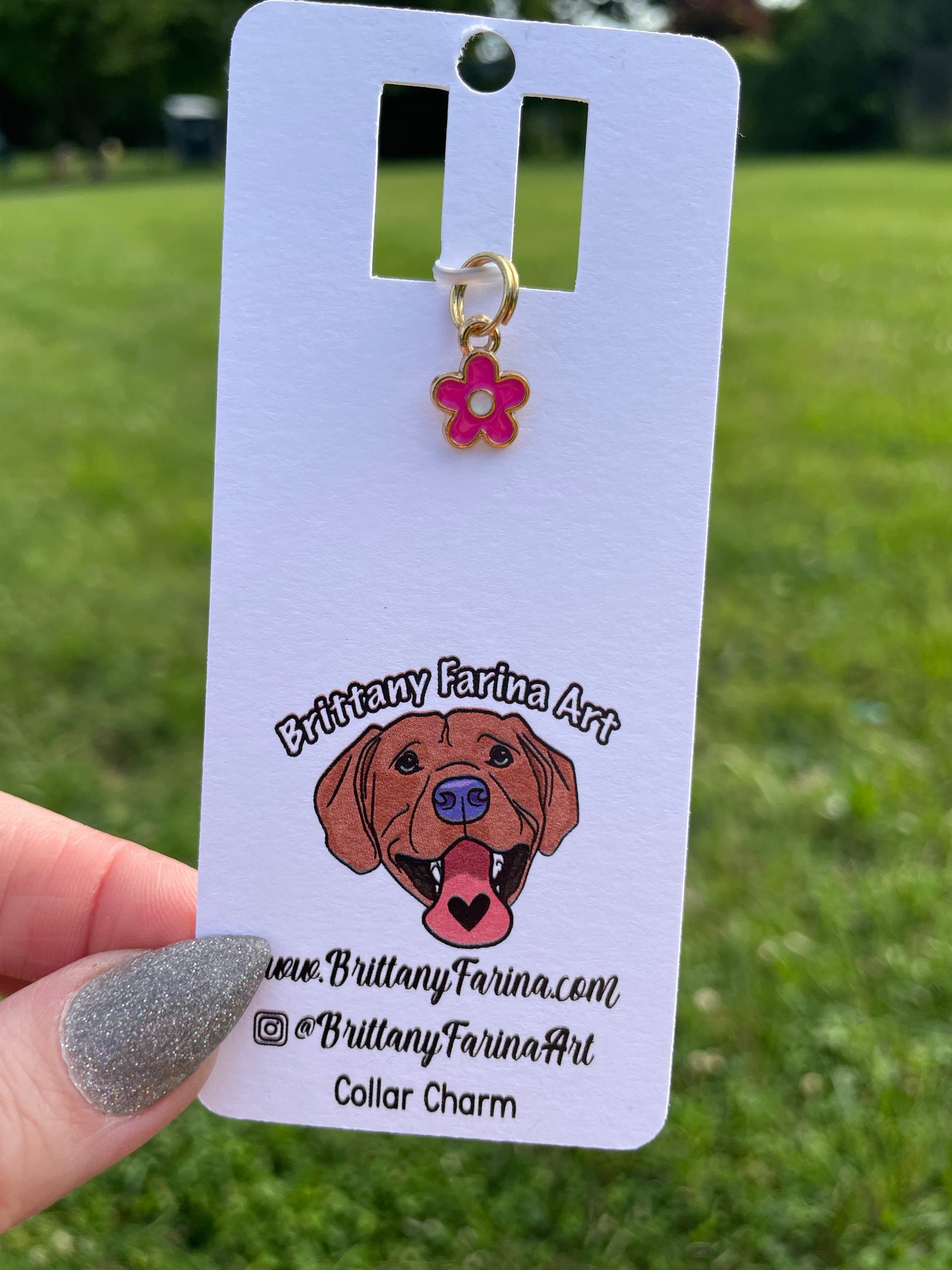 Flower Collar Charms || Doggy Bling || Bag Accessories