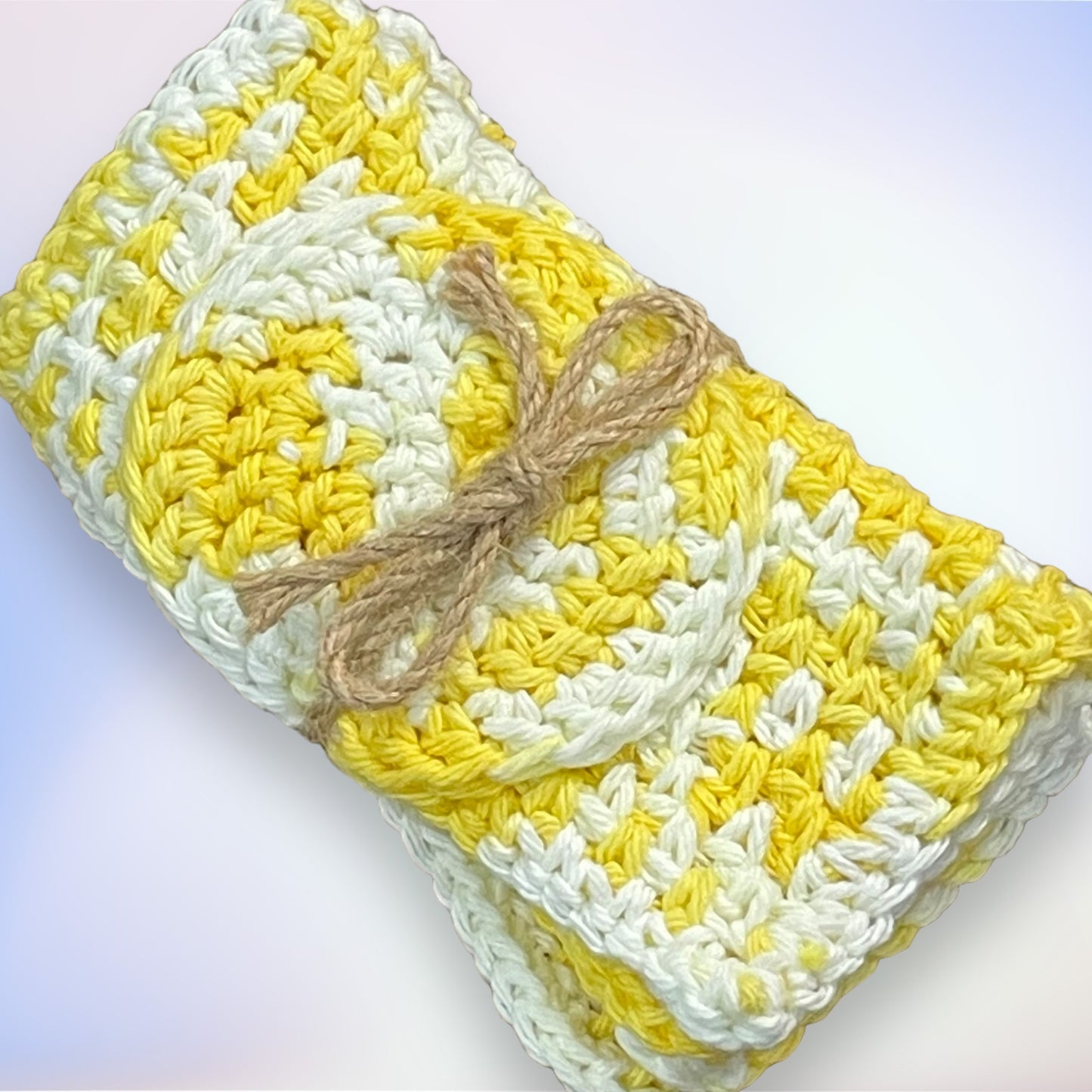 Crochet Dish Cloth Scrubber Set