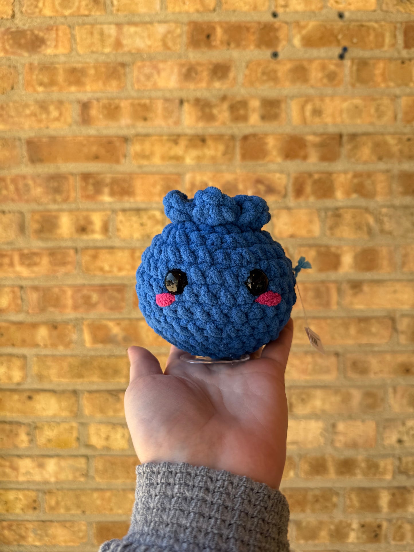 Crochet Plush Blueberry
