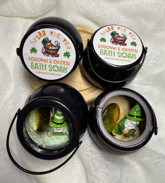 Pot O’ Gold Coconut & Oatmeal Bath Soaks