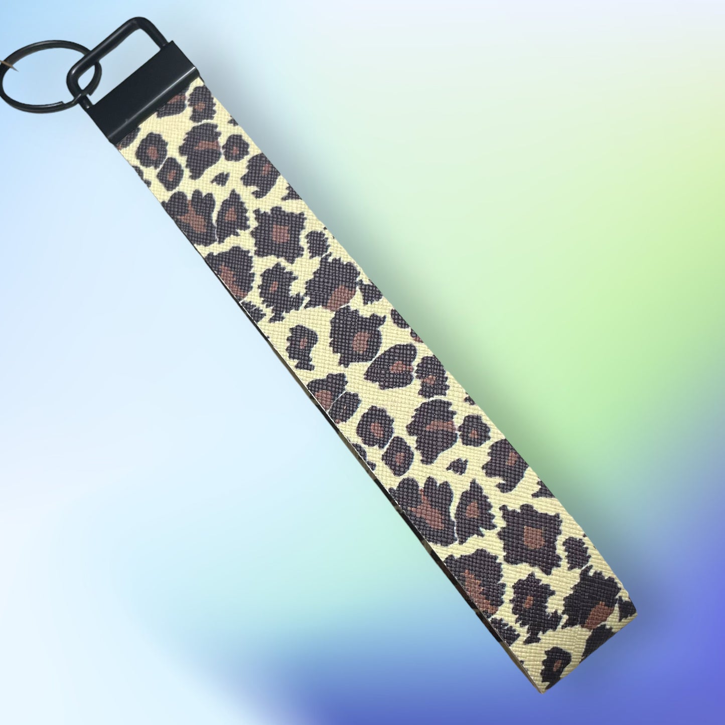 Animal Print Faux Leather Wristlet